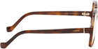 Loewe Tortoiseshell Thin Pentagon Glasses