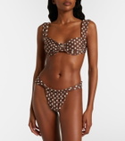Montce Bella polka-dot bikini top