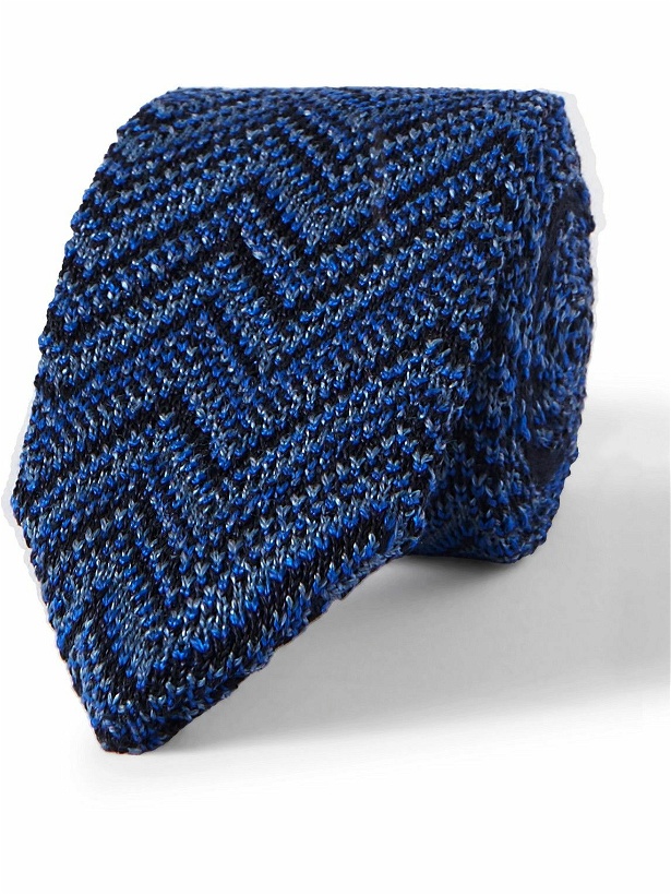 Photo: Missoni - 8.5cm Crochet-Knit Wool and Silk-Blend Tie