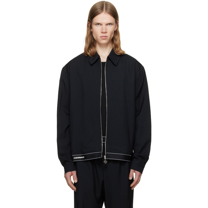Photo: Casablanca Black Tailored Sports Jacket