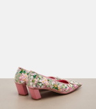 Roger Vivier Belle Vivier beaded satin pumps