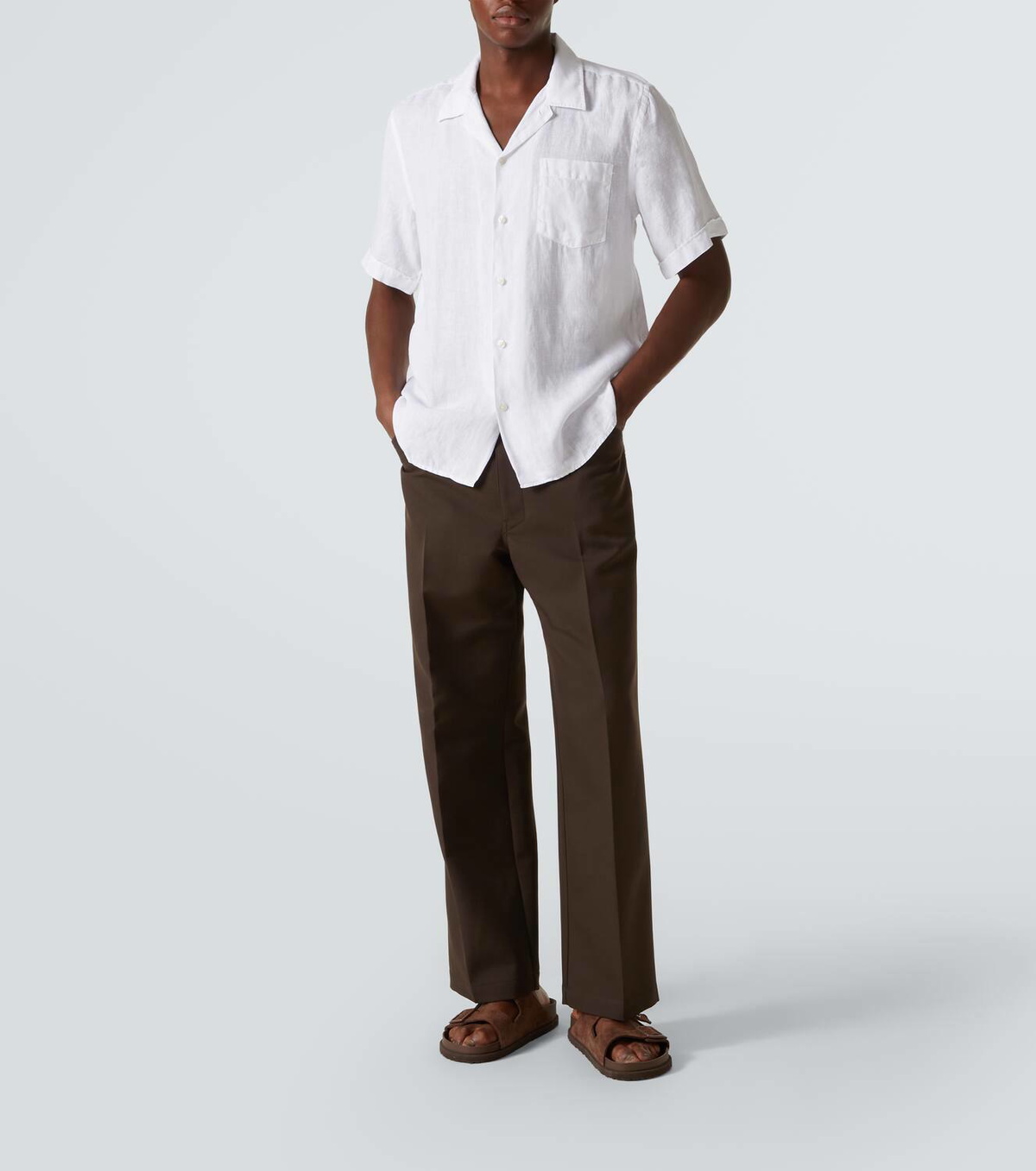 Vilebrequin Charli linen bowling shirt