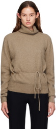 LE17SEPTEMBRE Beige Waist String Turtleneck