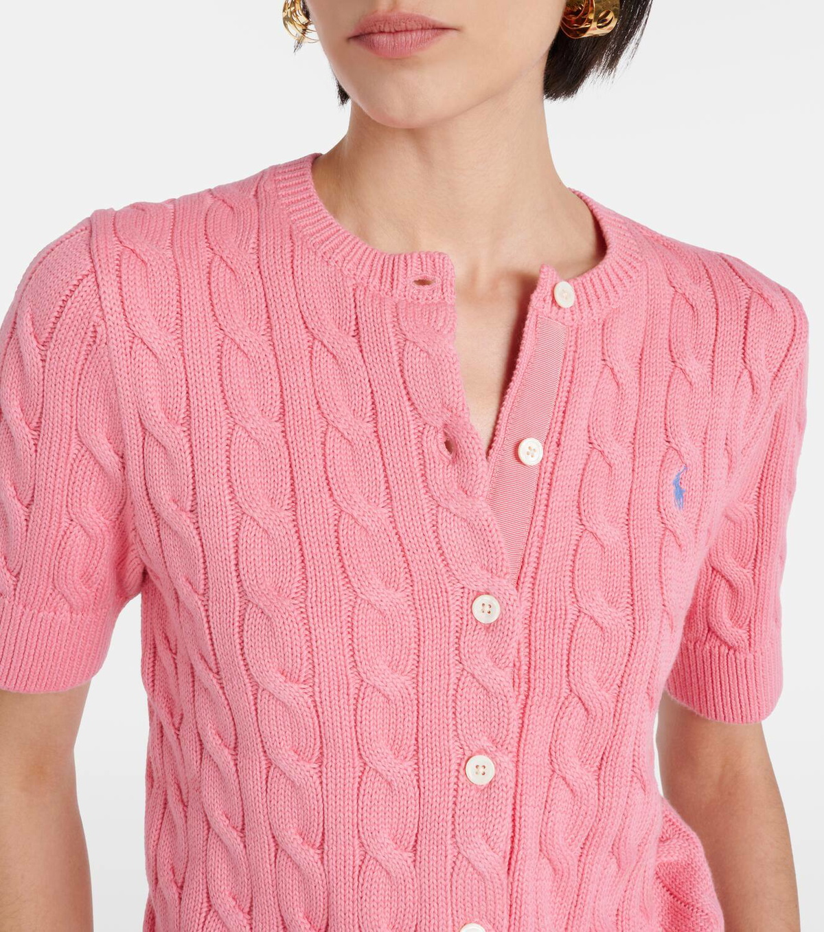 Polo Ralph Lauren Cable-knit cotton cardigan Polo Ralph Lauren