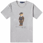 Polo Ralph Lauren Men's Heritage Bear T-Shirt in Andover Heather Heritage Bear