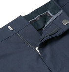 Hugo Boss - Navy Genesis Slim-Fit Cotton Suit Trousers - Men - Navy