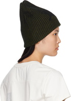 MISBHV Black & Khaki Pleated Beanie