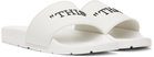 Off-White White 'This That' Pool Slides