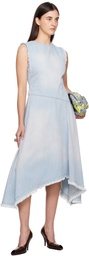 Acne Studios Blue Sleeveless Midi Dress