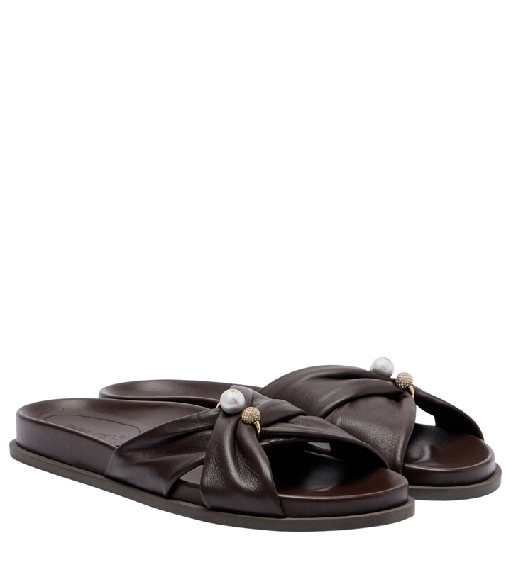 Photo: Jimmy Choo Rafi embellished leather sandals