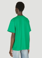 Logo Motif T-Shirt in Green