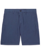 Dunhill - Straight-Leg Cotton-Blend Shorts - Blue