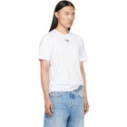 Diesel White Metallic Oval D T-shirt