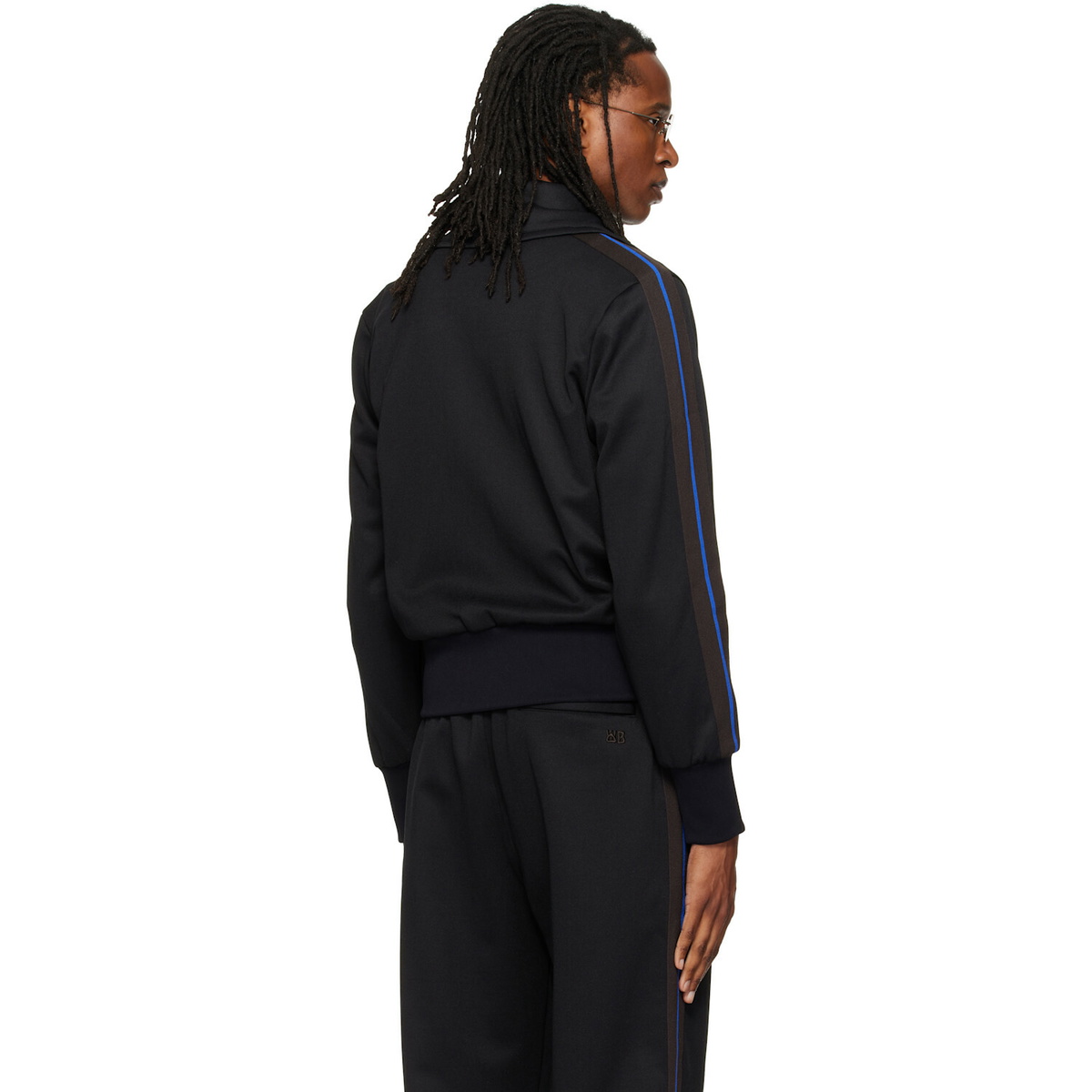 Wales Bonner Black Form Track Jacket