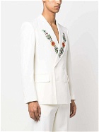 CASABLANCA - Embroidered Lapel Double-breasted Jacket