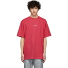 ADER error Pink Obtin T-Shirt