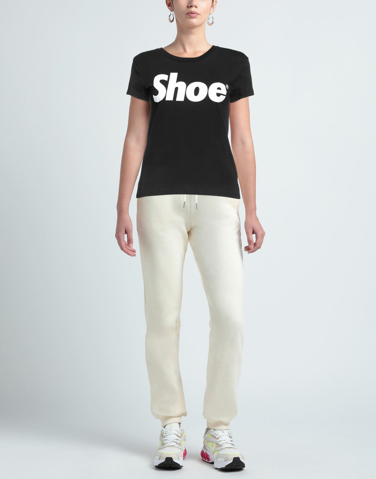 Shoe Womens T-shirt in Black