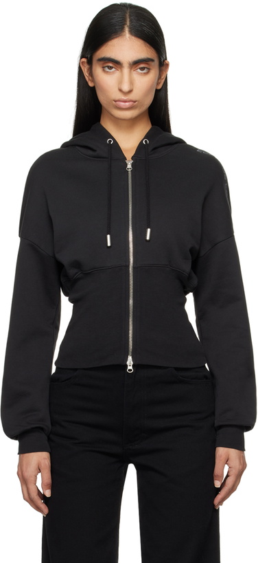 Photo: Eckhaus Latta Black Snatched Hoodie