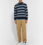 Howlin' - Extra Vagansa Striped Cotton-Blend Sweater - Blue