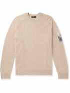 Raf Simons - Appliquéd Wool Sweater - Neutrals