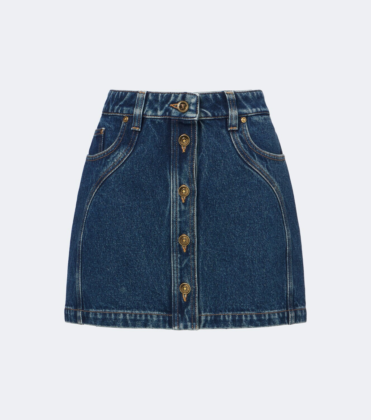 Versace Denim miniskirt