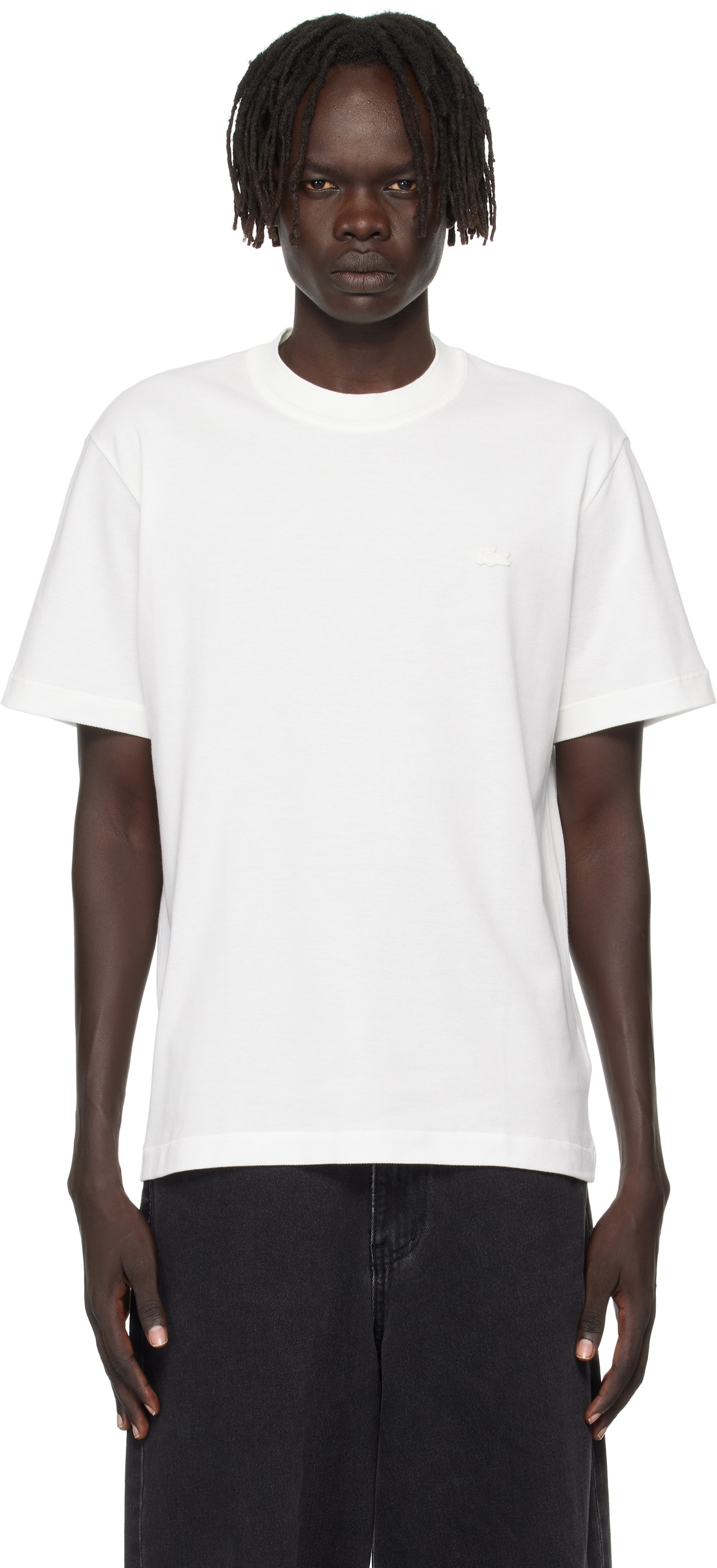 Lacoste White Back To Work Tier 0-1 T-shirt