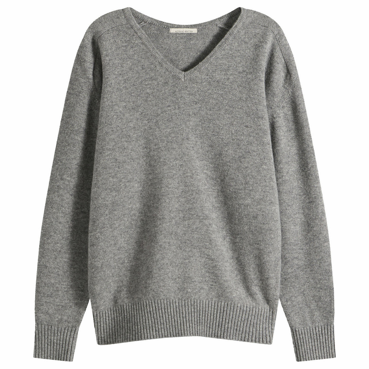 Nothing Written Women's Carna V-Neck Pullover in Gray