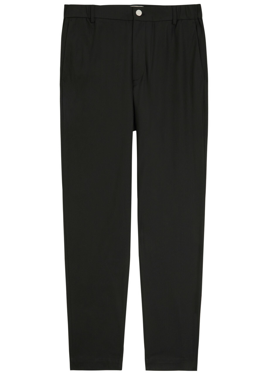 Lestrange 24 Hour Slim-leg Cotton-blend Trousers Black