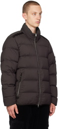 Stone Island Purple Seamless Tunnel Down Jacket