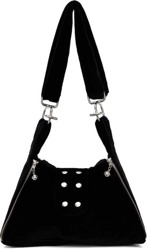 Photo: Chopova Lowena Black Mini Pyramid Bag