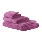 Tekla Pink Organic Three-Piece Towel Set