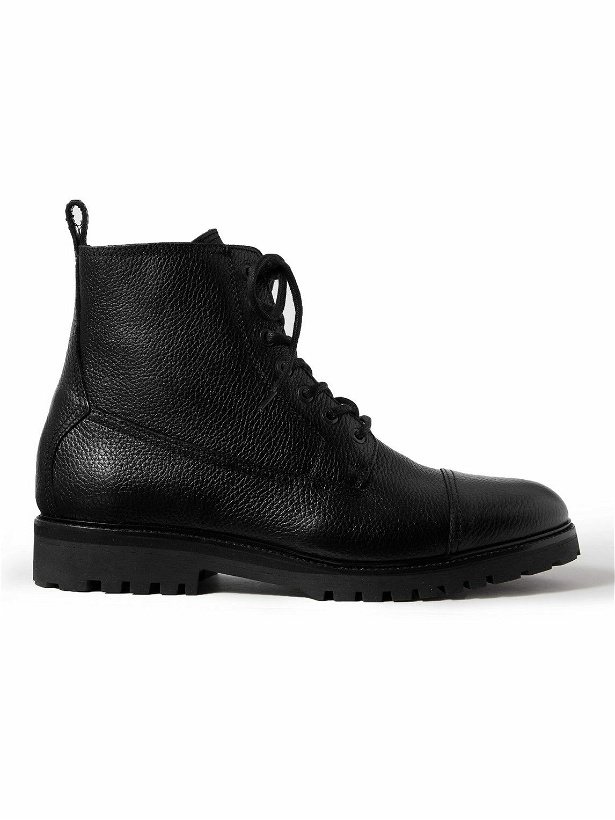 Photo: Belstaff - Alperton Full-Grain Leather Boots - Black