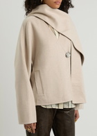 Day Birger ET Mikkelsen Desiree Scarf-effect Felt Jacket Cream