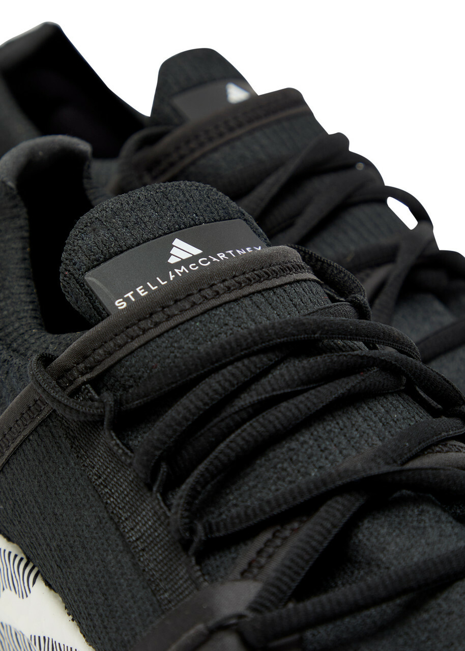 Adidas X Stella Mccartney Ultraboost Dna Mesh-knit Sneakers Black And White