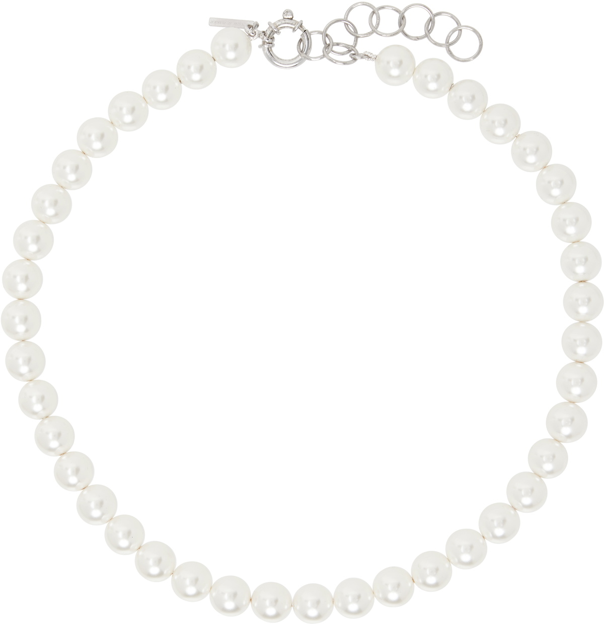アクセサリー [ERNEST W. BAKER] SHELL PEARL NECKLACE Ernest W. Baker White Shell Pearl Necklace Ernest W. Baker