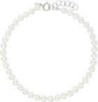 Ernest W. Baker White Shell Pearl Necklace