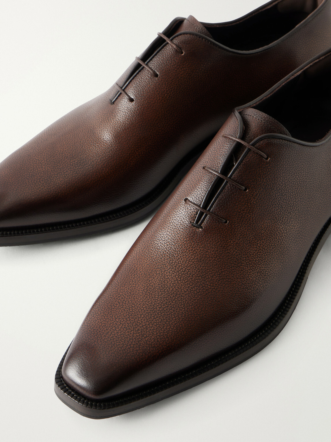 Berluti - Alessandro Demesure Leather Oxford Shoes - Brown