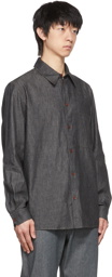 Lemaire Grey Denim Shirt