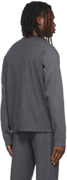 Paul Smith Grey Cotton Long Sleeve T-Shirt