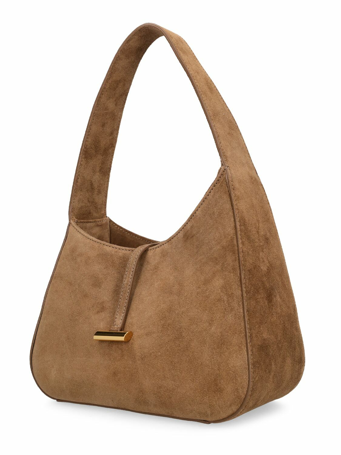 LITTLE LIFFNER - Chubby Slanted Suede Hobo Bag