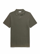 NN07 - Paul 3462 Slim-Fit Organic Cotton and Lyocell-Blend Piqué Polo Shirt - Green