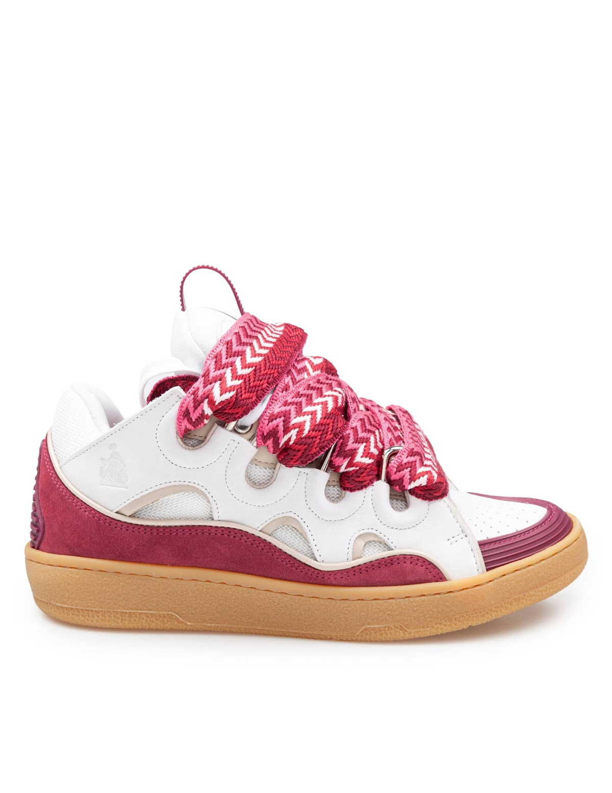 LANVIN - Curb Leather And Pins Sneakers Lanvin