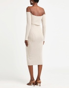 Jacquemus Womens Midi dress in Beige