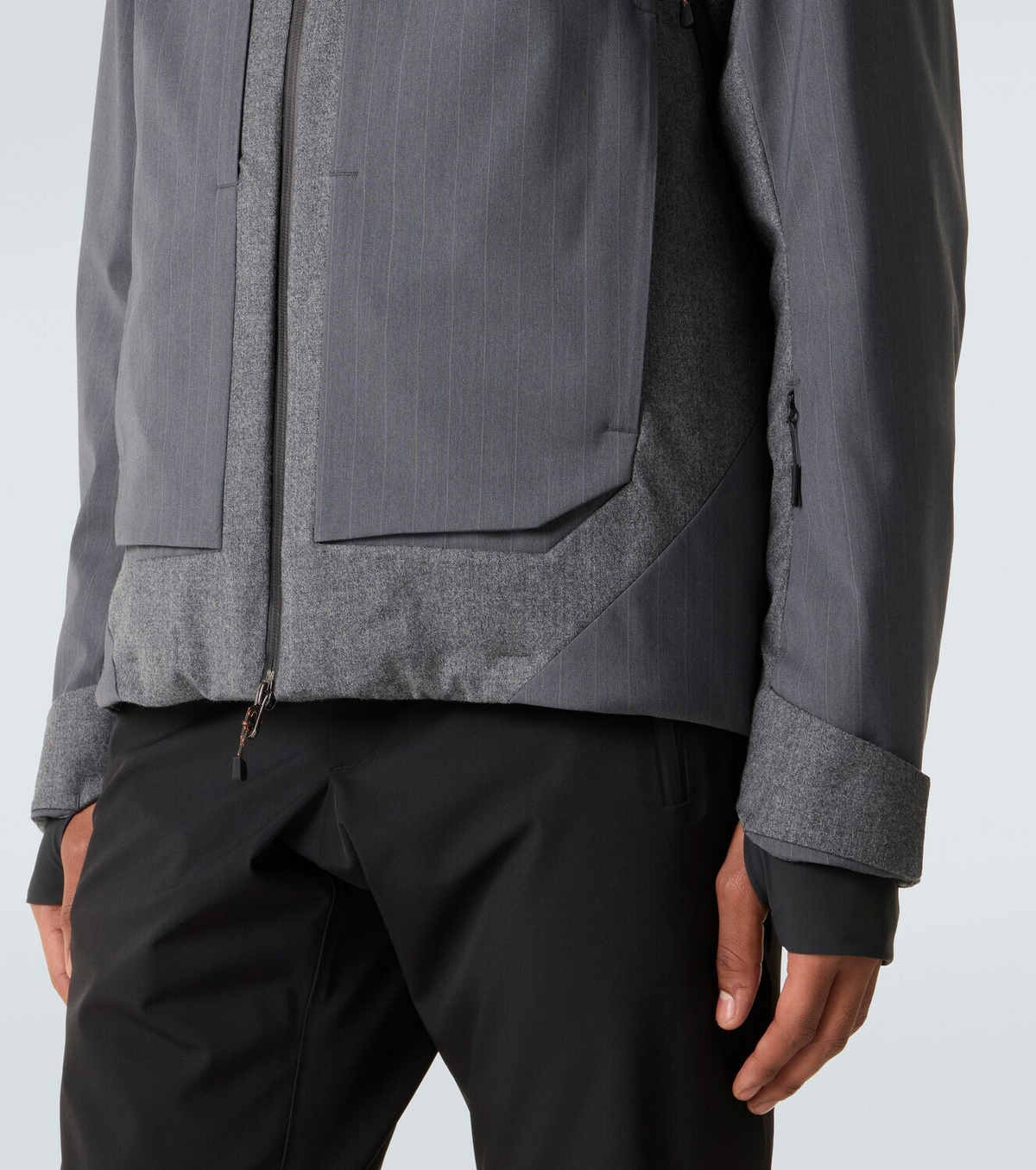 Sease Trace 2.0 pinstripe down jacket