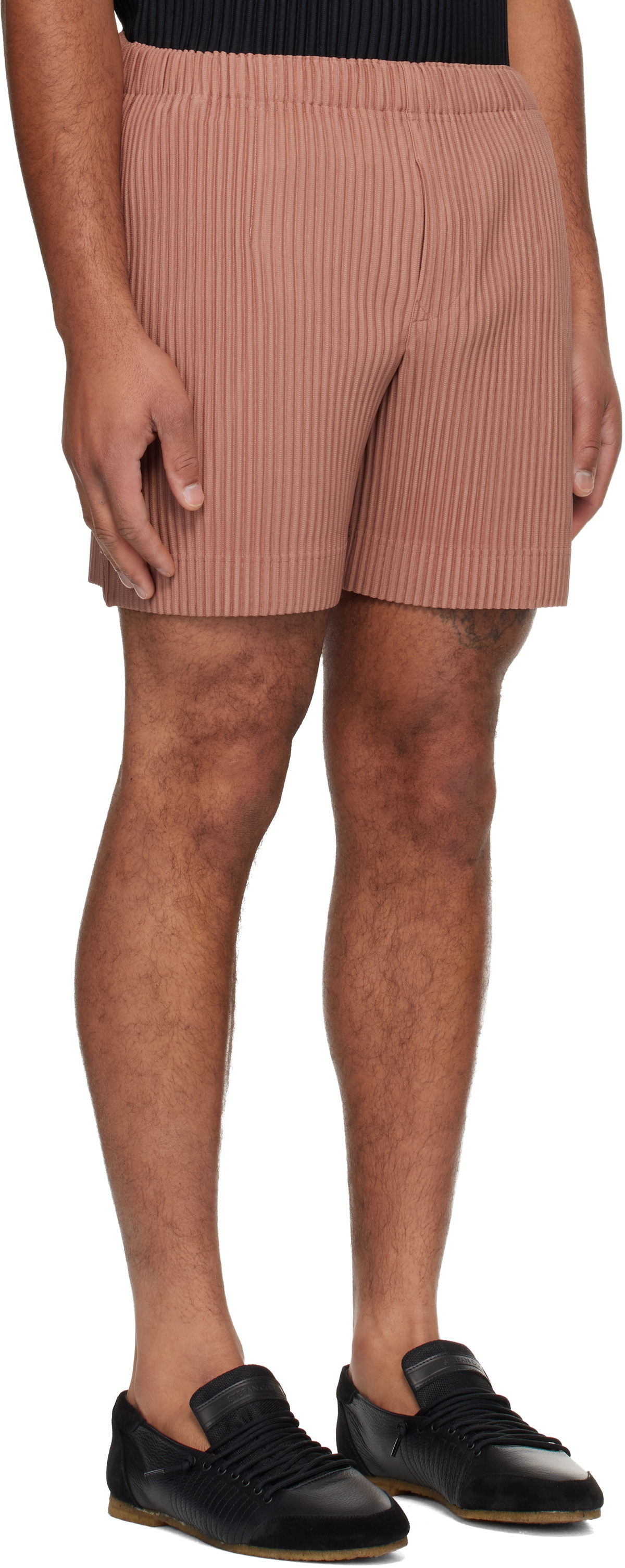 HOMME PLISSÉ ISSEY MIYAKE Tan Monthly Color July Shorts Homme