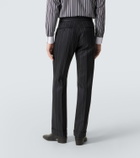 Tom Ford Striped wool straight pants