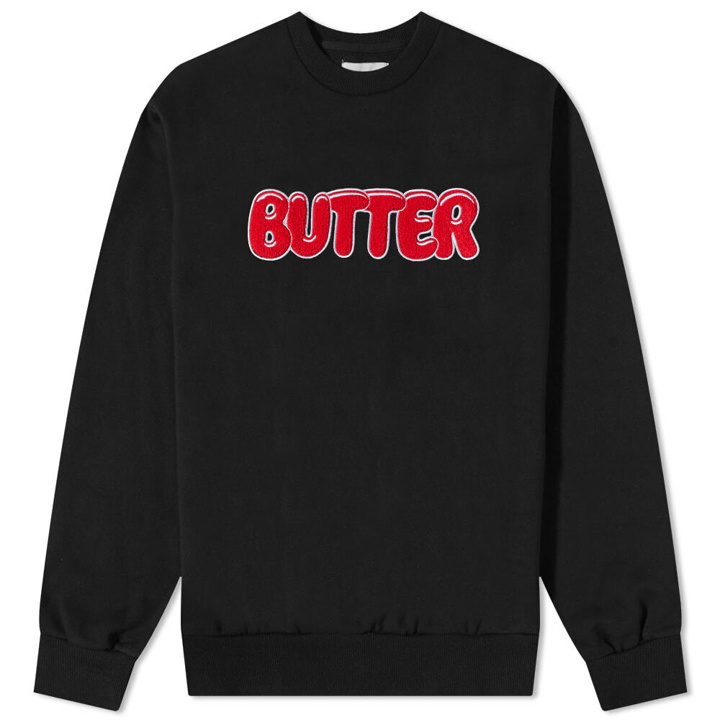 Photo: Butter Goods Goo Fleece Logo Crew Sweat