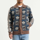 Adidas Men's x CLOT Crafted Crochet Cardigan in Cream White