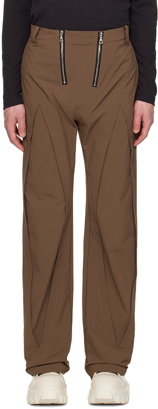 Photo: Uncertain Factor Brown Marsh Sighed Trousers