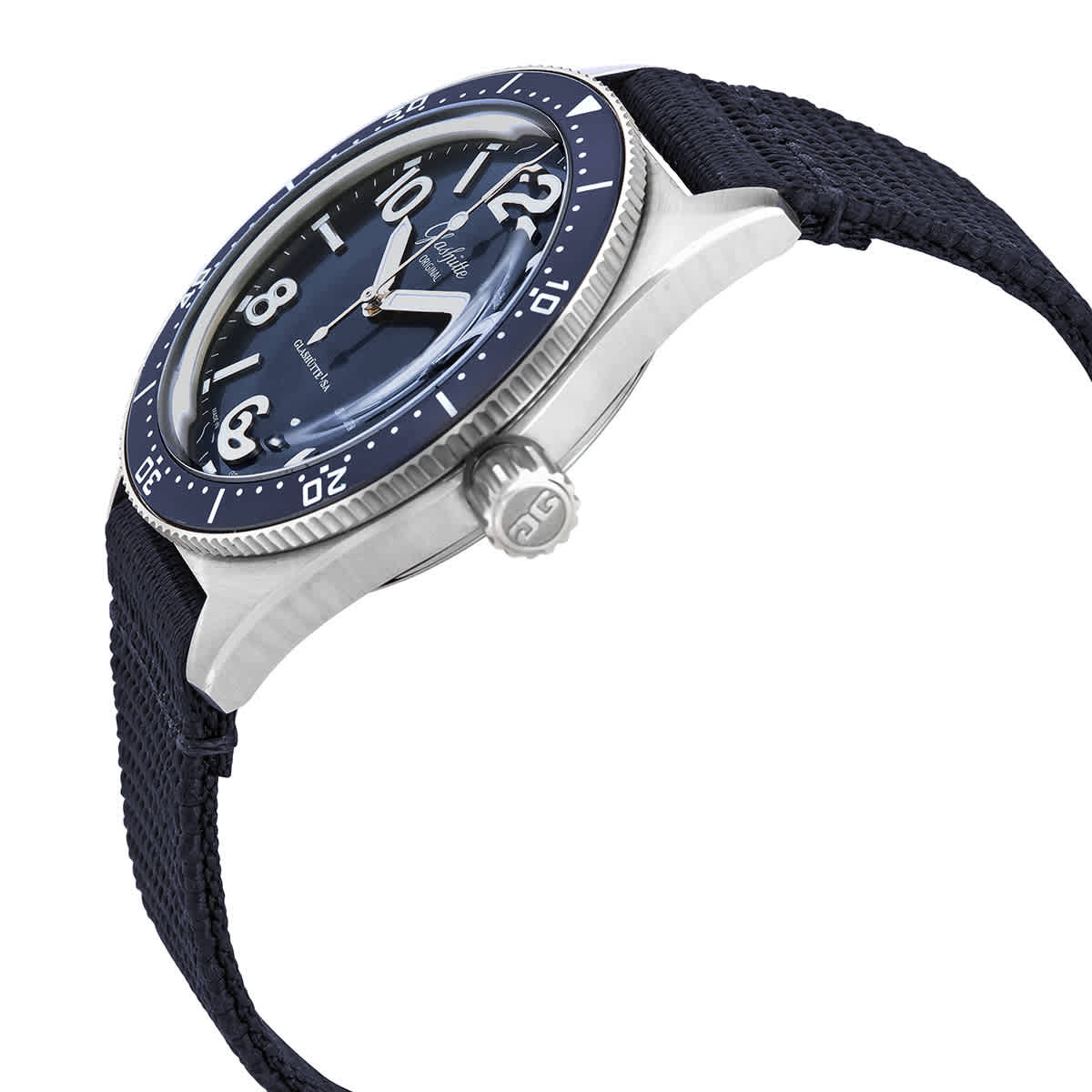 Glashutte Original SeaQ Automatic Blue Dial Mens Watch 1-39-11-09-81-08